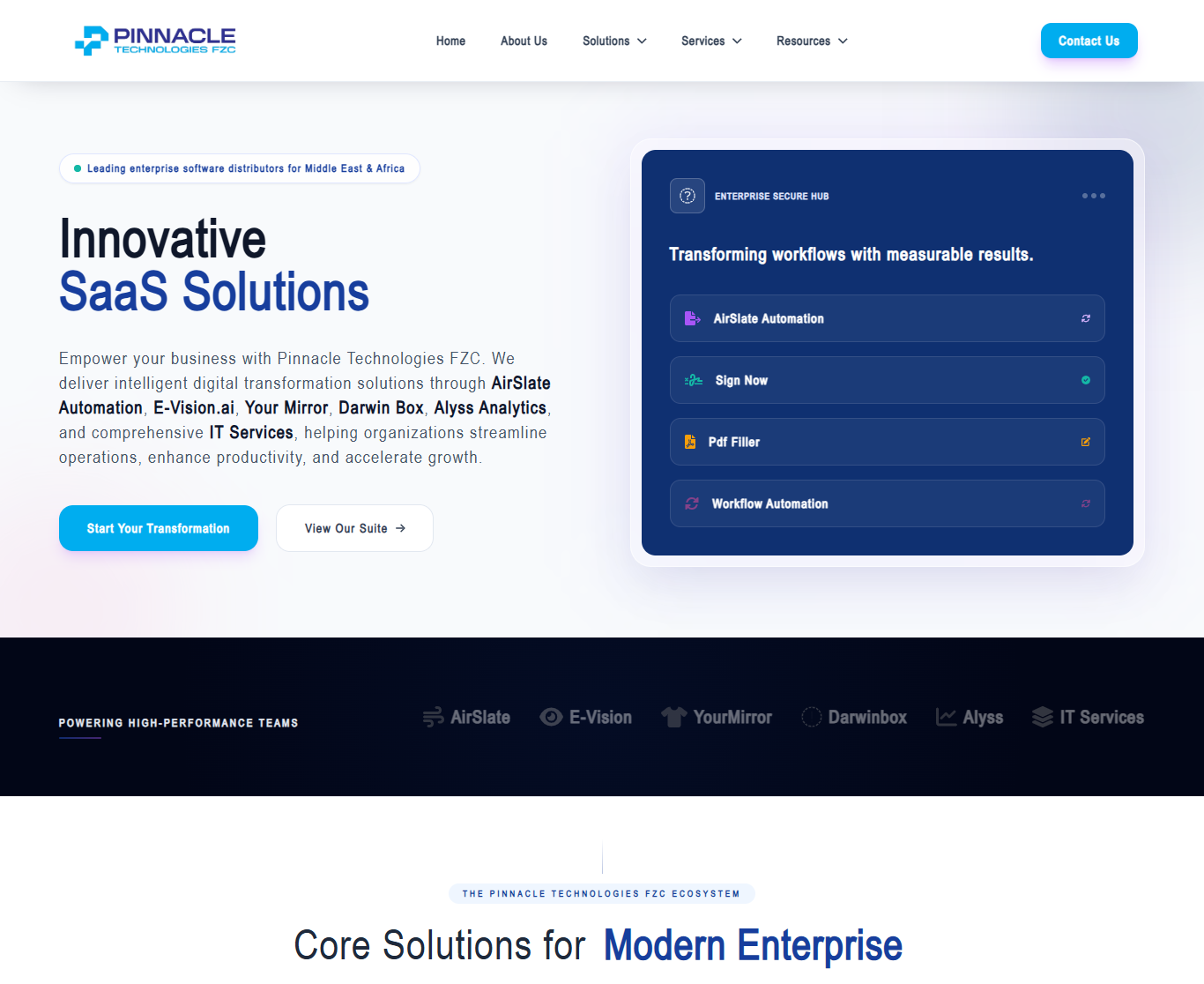 SaaS Solutions
